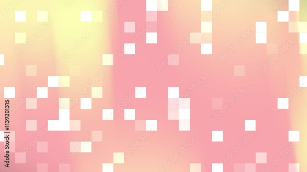 Abstract Pixelated Gradient Background: Peach and Yellow Hues Abstract Pixelated Gradient Background: Peach and Yellow Hues