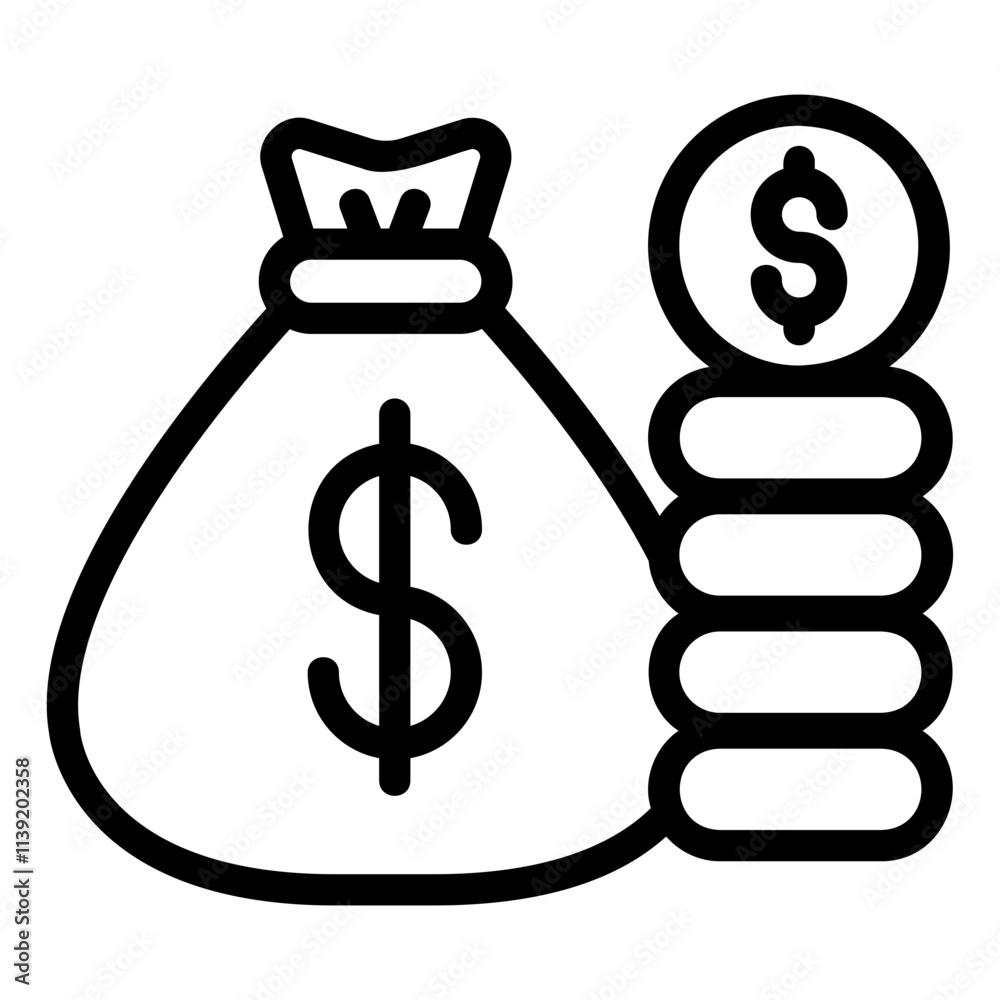 money Line Icon