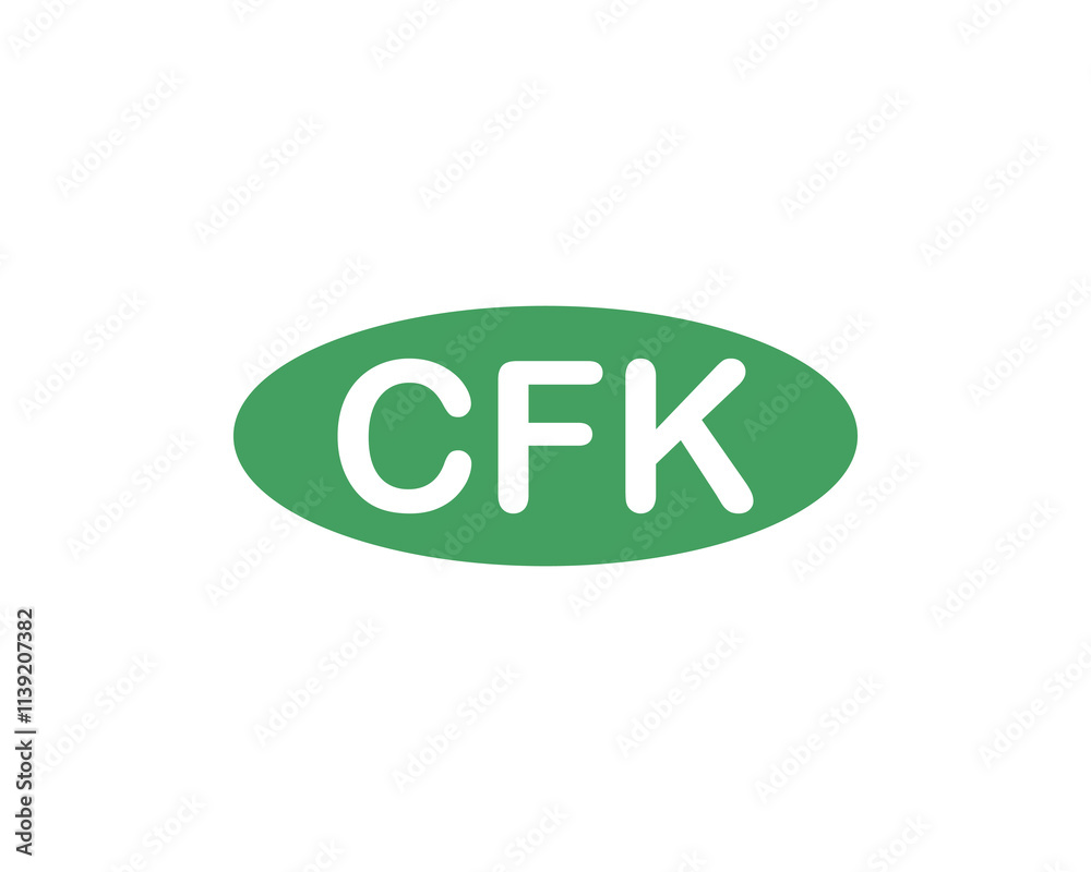 CFK logo design vector template. CFK CFK logo design vector template. CFK