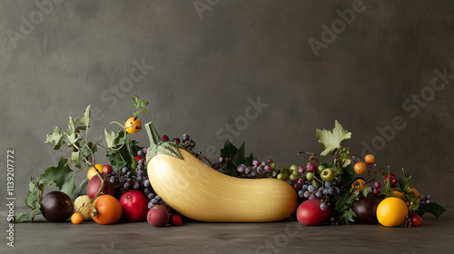 Giant Eggplant Still Life: ...