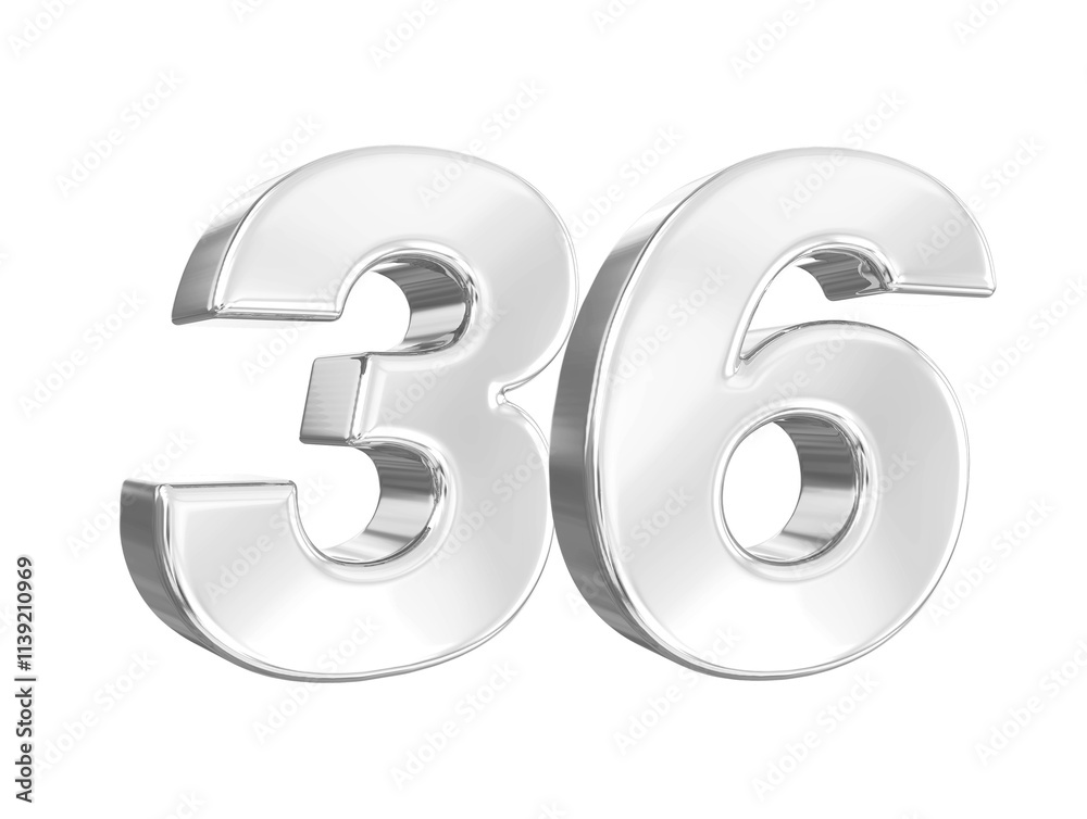 Silver Number 36 Silver Number 36
