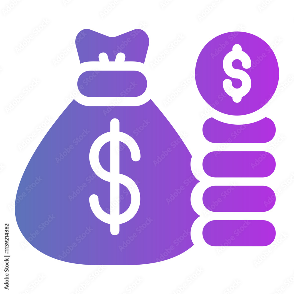 money Gradient icon money Gradient icon
