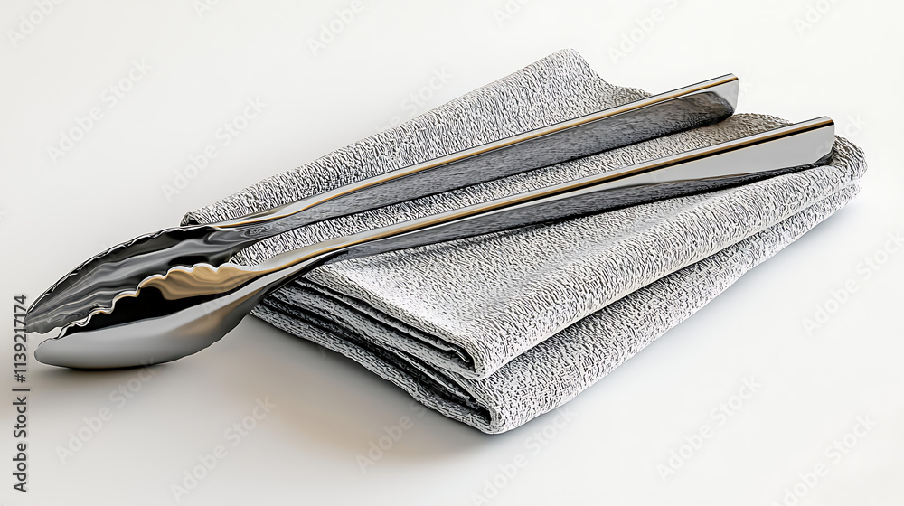 custom made wallpaper toronto digitalA silver spoon and fork are on top of a napkin