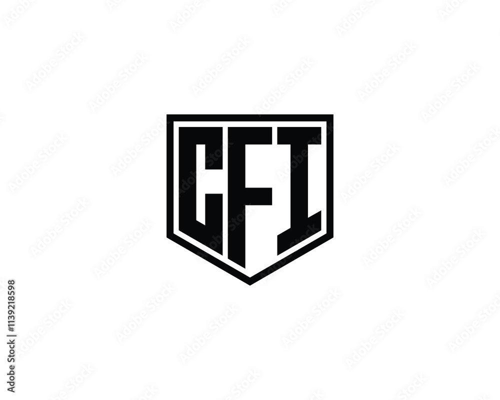 CFI logo design vector template. CFI CFI logo design vector template. CFI