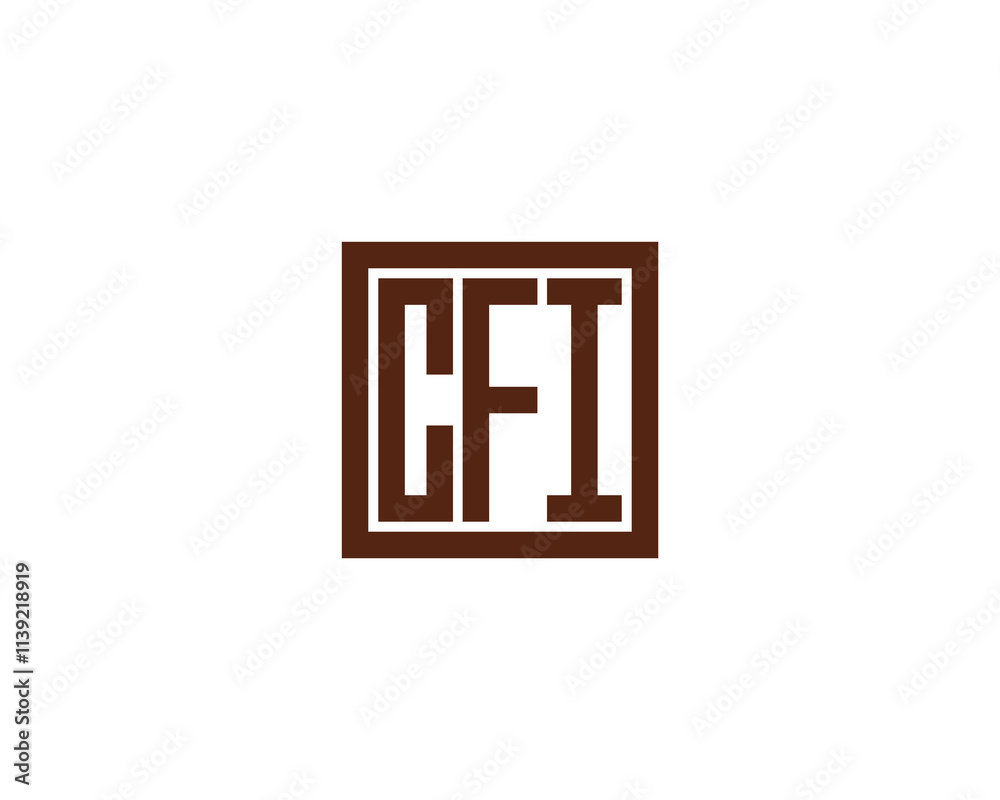 CFI logo design vector template. CFI CFI logo design vector template. CFI