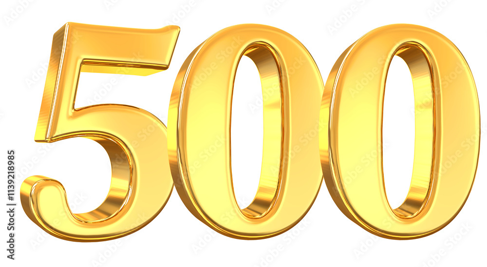 Gold Number 500 Gold Number 500