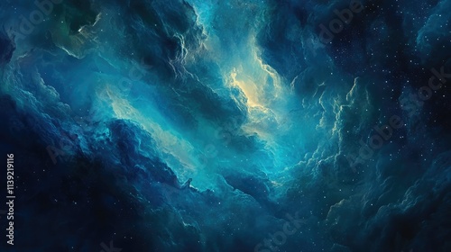 Gleaming cosmic aura backgrounds