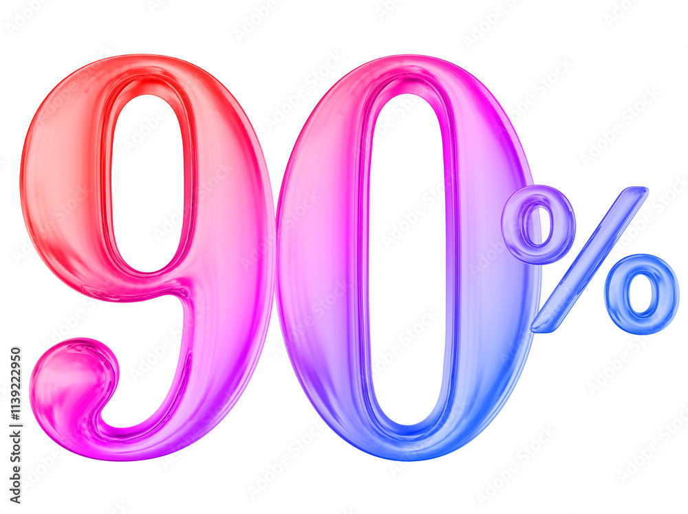 90 Percent Gradient offer in 3d 90 Percent Gradient offer in 3d