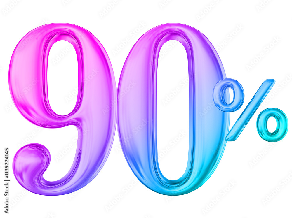 90 Percent Gradient offer in 3d 90 Percent Gradient offer in 3d
