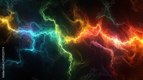 Electric abstract waves pulse with energy