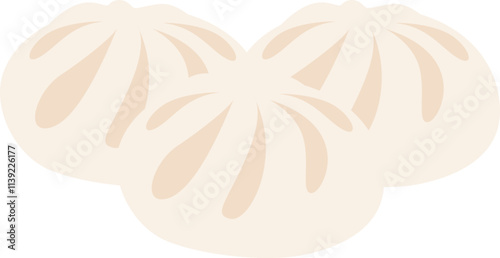 Hand-Drawn Dumplings Food Illustration
