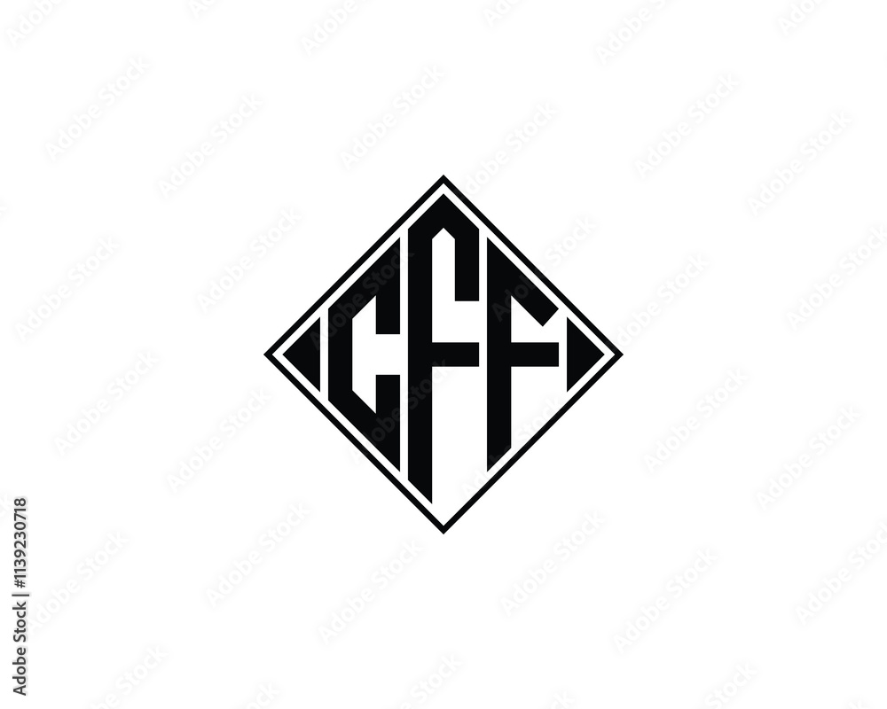 CFF logo design vector template. CFF CFF logo design vector template. CFF