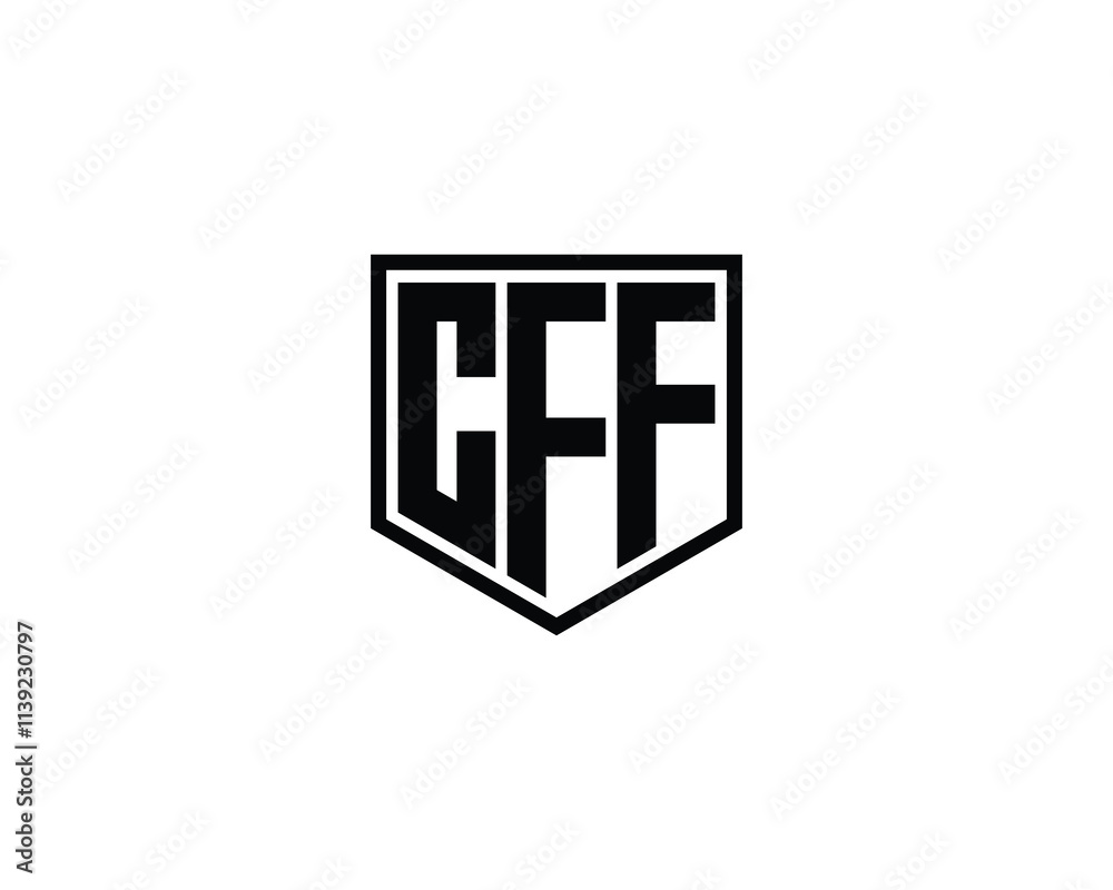 CFF logo design vector template. CFF CFF logo design vector template. CFF