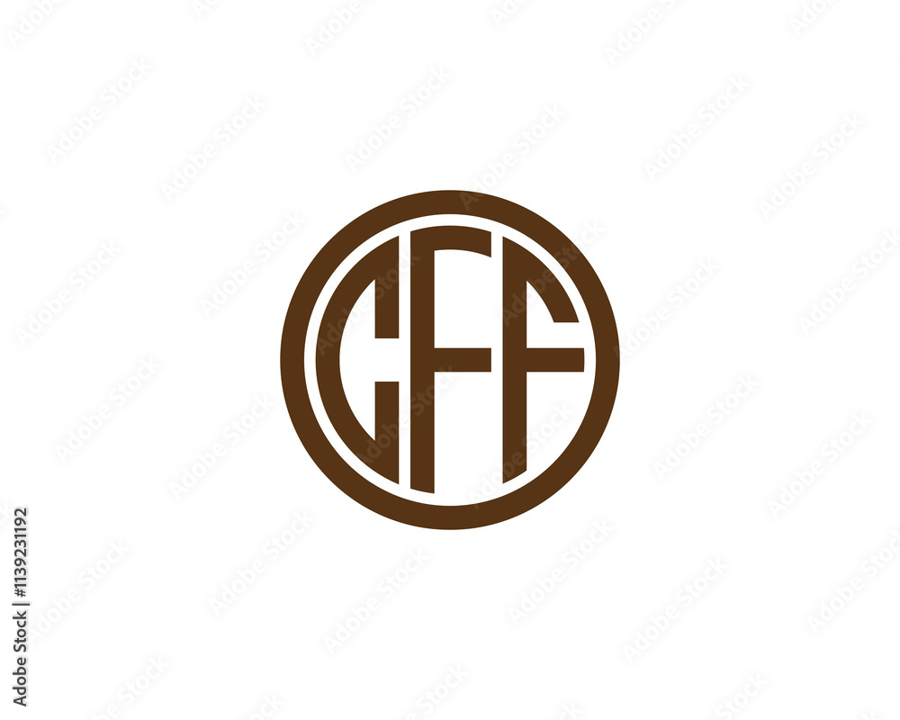 CFF logo design vector template. CFF CFF logo design vector template. CFF