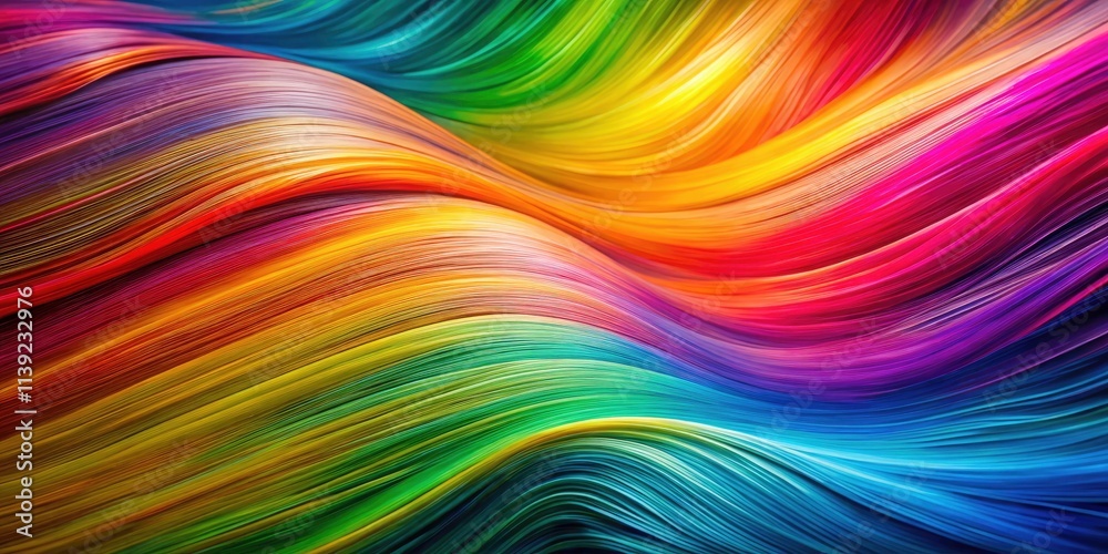 Vibrant Rainbow Paint Streaks on Textured Canvas Background - Long Exposure Artistry for Colorful Abstract Imagery Vibrant Rainbow Paint Streaks on Textured Canvas Background - Long Exposure Artistry for Colorful Abstract Imagery