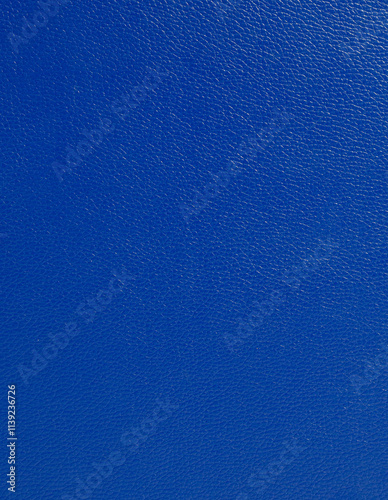 Blue leather
