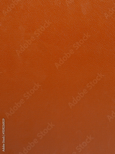 Orange leather