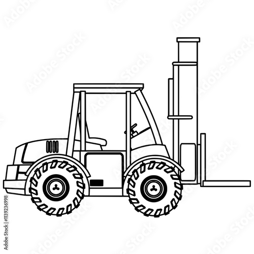 forklift truck icon