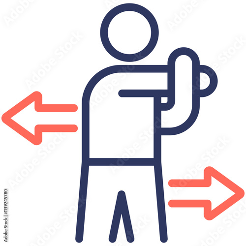 Stretching Icon