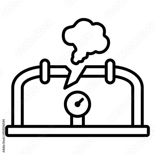 gas leak icon
