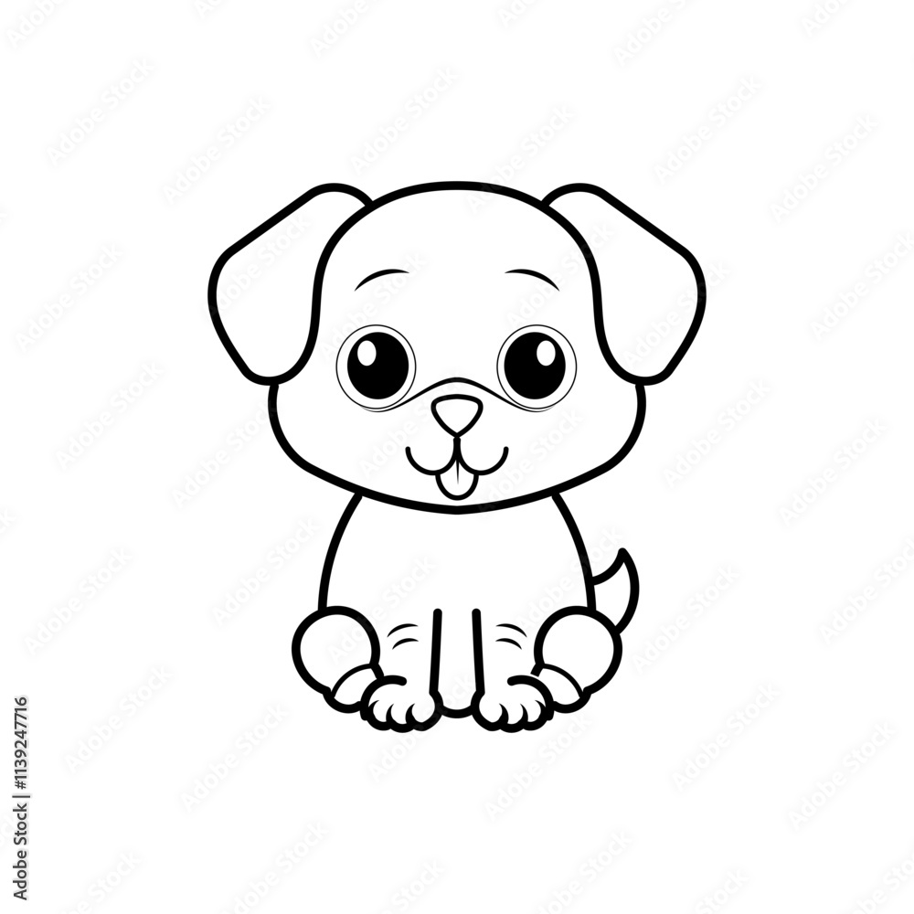 dog outline on white backgorund dog outline on white backgorund