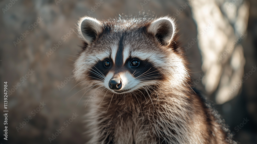 A raccoon gazes intently, its face framed by soft fur under a gentle, diffused light, capturing a moment of quiet curiosity.
A raccoon gazes intently, its face framed by soft fur under a gentle, diffused light, capturing a moment of quiet curiosity.