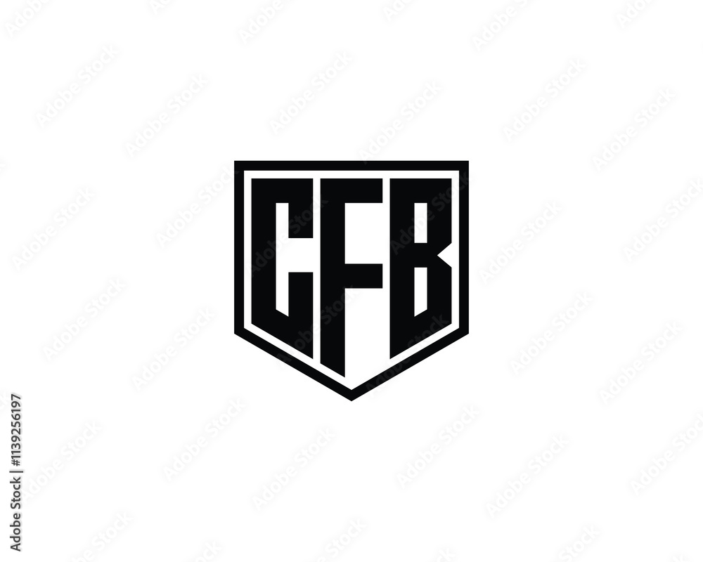 CFB Logo design vector template. CFB CFB Logo design vector template. CFB