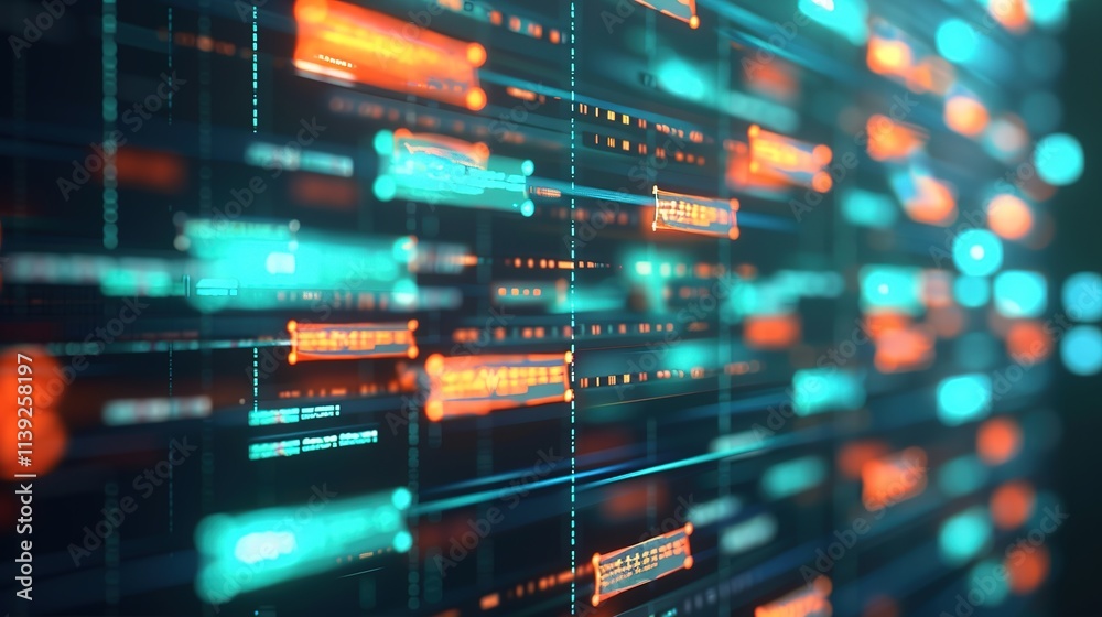 Close-up of neatly organized inbox on digital screen with blurred email icons and folders, symbolizing efficient email storage and management. Close-up of neatly organized inbox on digital screen with blurred email icons and folders, symbolizing efficient email storage and management.