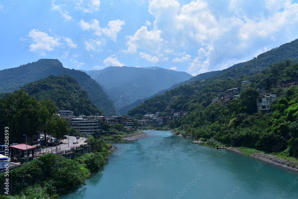 Beautiful landscape in Wulai