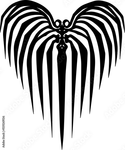 Spiritual Tribal Heart Symbols