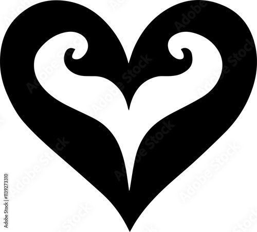 Tribal Heart Designs: Bold, intricate patterns featuring hearts inspired by tribal art for unique designs