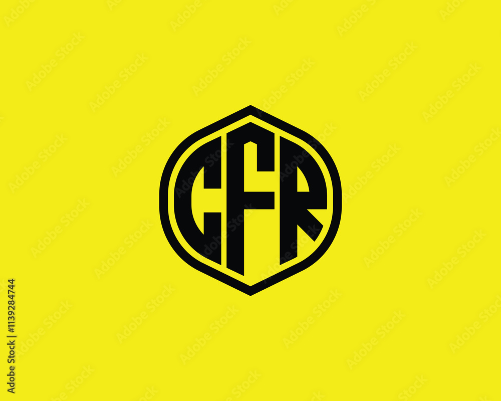 Obraz premium CFR logo design vector template. CFR