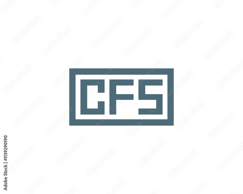CFS logo design vector template. CFS CFS logo design vector template. CFS