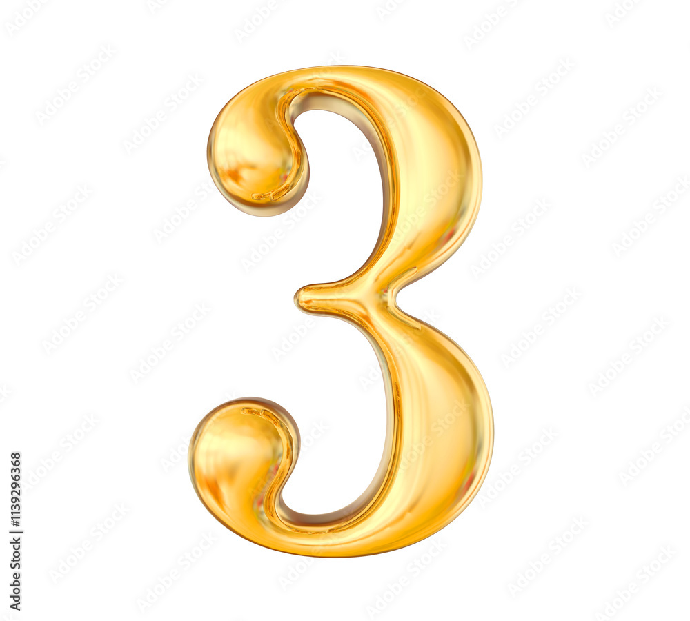 Gold Number 3 Gold Number 3