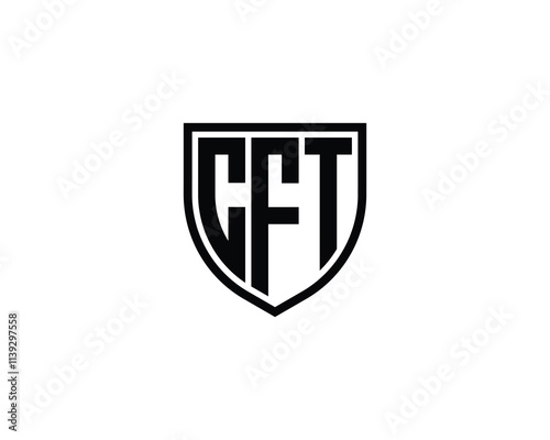 CFT logo design vector template. CFT photo