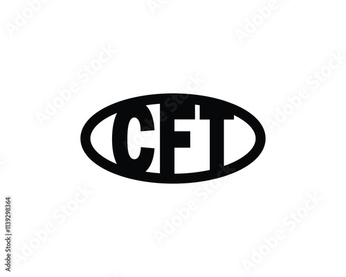 CFT logo design vector template. CFT photo