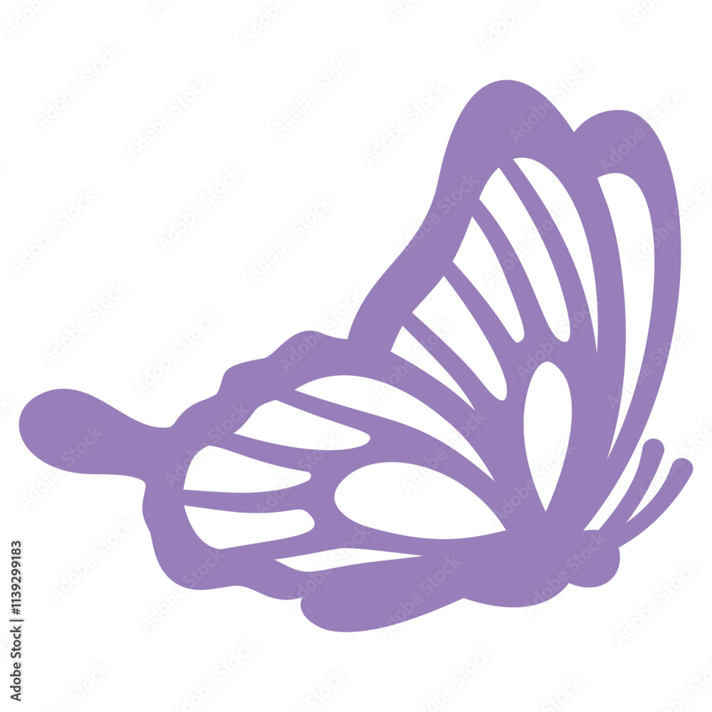 Obraz premium Side Butterfly