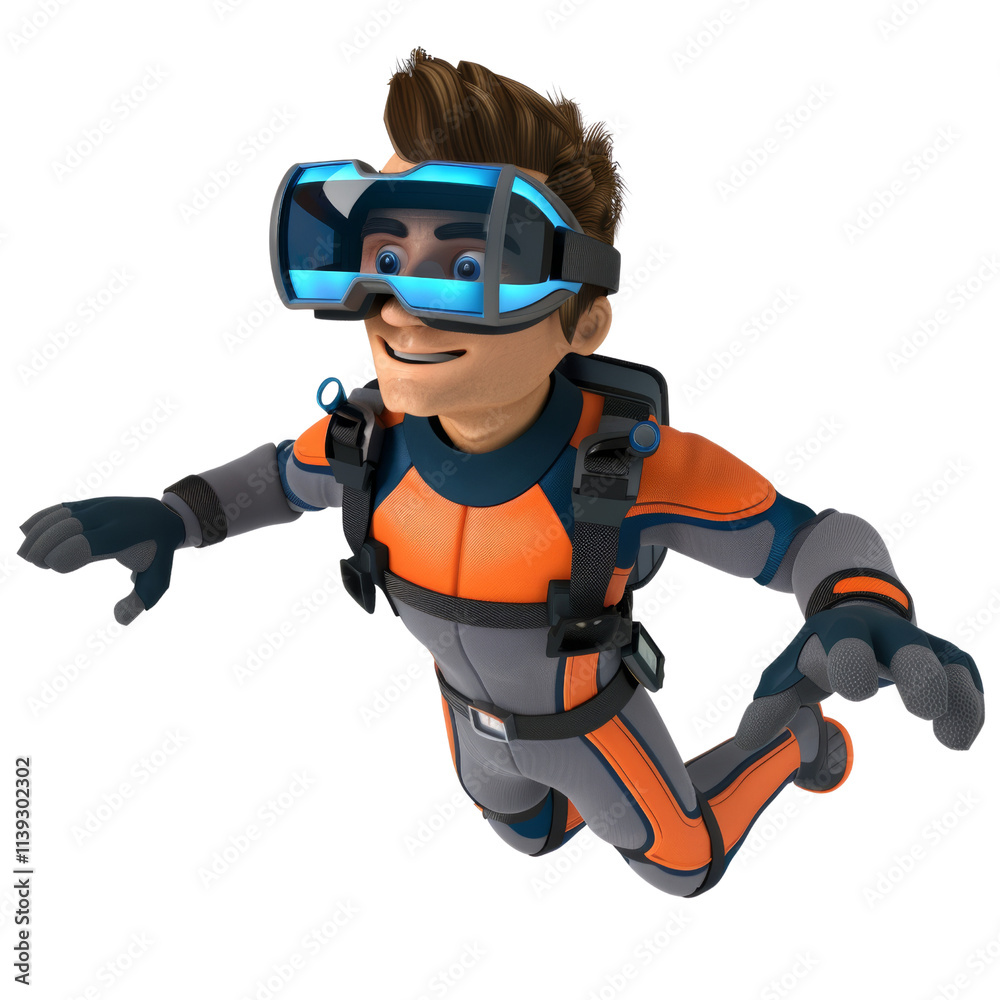 Virtual Learning with VR Glasses - Immersive Education Technology Concept with Futuristic Headset Virtual Learning with VR Glasses - Immersive Education Technology Concept with Futuristic Headset