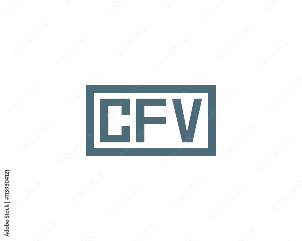 CFV Logo design vector template. CFV CFV Logo design vector template. CFV