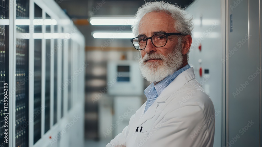 An elderly scientist develops renewable energy storage solutions, ensuring a reliable supply of clean energy for future generations An elderly scientist develops renewable energy storage solutions, ensuring a reliable supply of clean energy for future generations