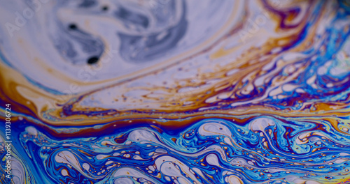 Cuadro en lienzo Blur psychedelic fluid