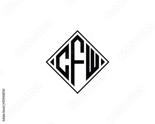 Free Download CFW logo design vector template. CFW - GFXLoad