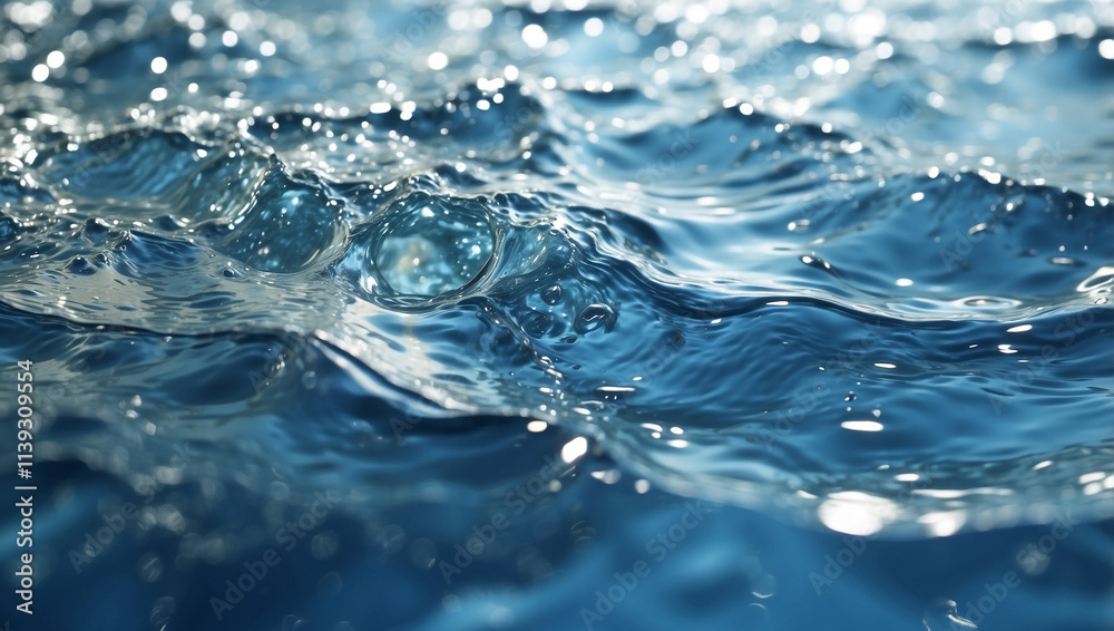 Clear Blue Water Surface Texture Clear Blue Water Surface Texture