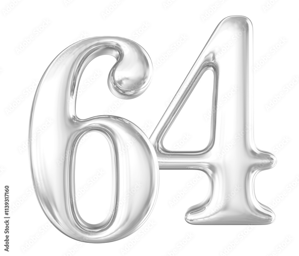 Silver Number 64 Silver Number 64