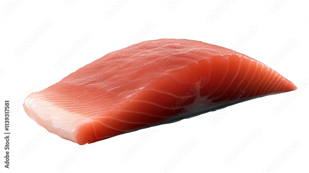 Fresh Salmon Fillet on Transparent Background Fresh Salmon Fillet on Transparent Background