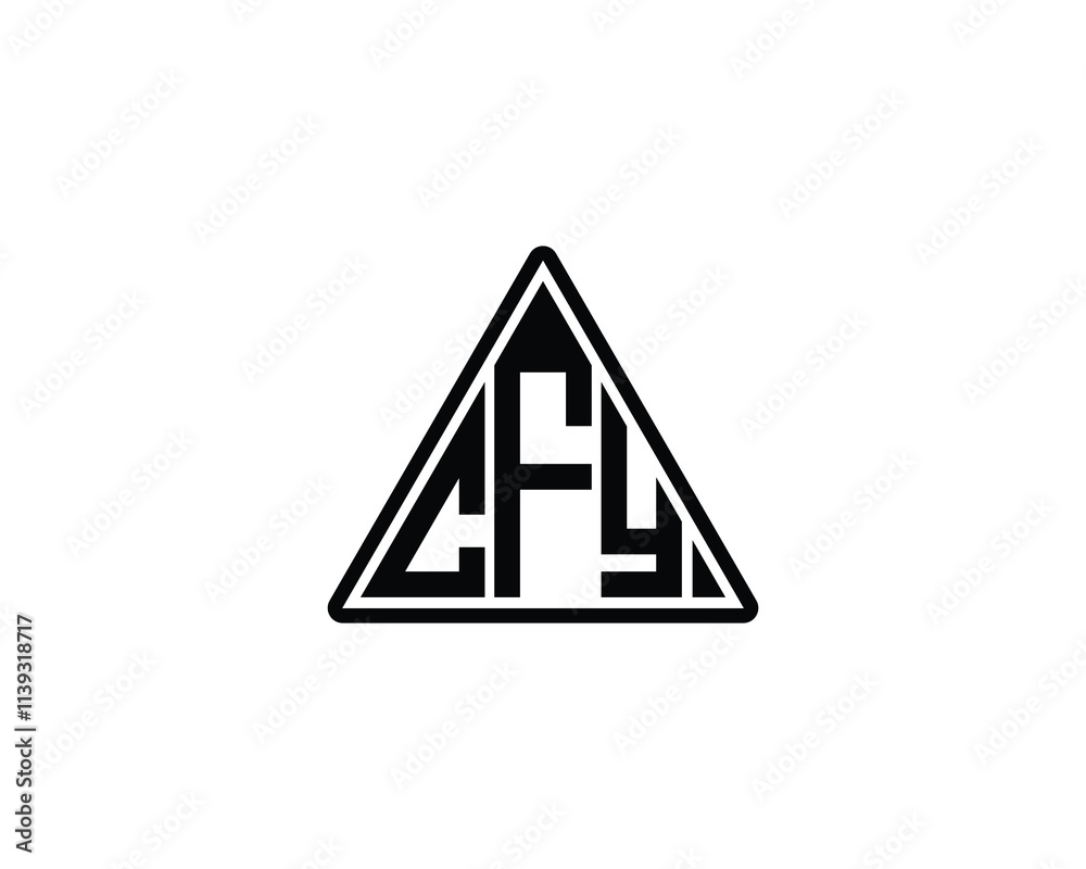 CFY logo design vector template. CFY