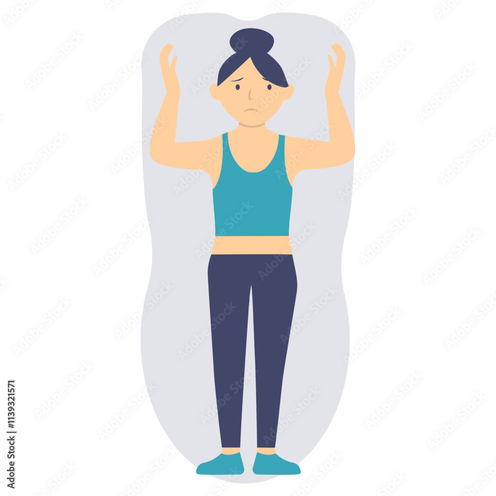 People Mental Health Disease in Flat Design and Shape. Vector Character Illustration People Mental Health Disease in Flat Design and Shape. Vector Character Illustration