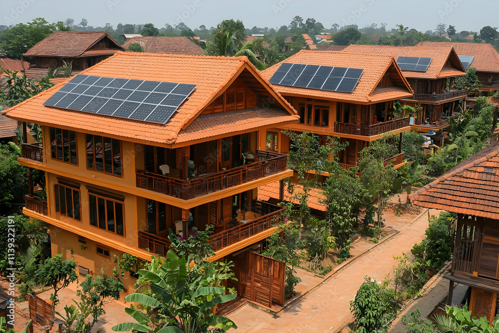 Solar-Powered Homes: Eco-Friendly Village Design Solar-Powered Homes: Eco-Friendly Village Design