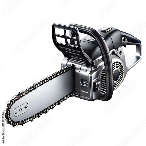 chainsaw isolated on white