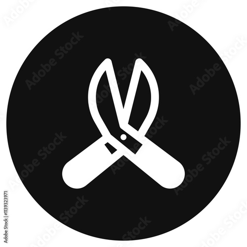 Editable pruner vector icon. Gardening, landscaping, horticulture. Part of a big icon set family. Perfect for web and app interfaces, presentations, infographics, etc